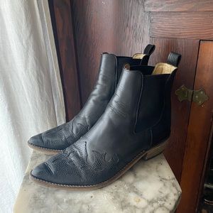 Ivylee Copenhagen Short Black Cowboy Boots 39